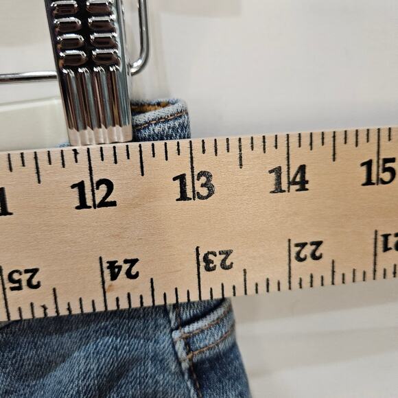 7 For All Mankind Jeans Cropped Jo Luxe Vintage Faded Blue Size 27 - Picture 7 of 9